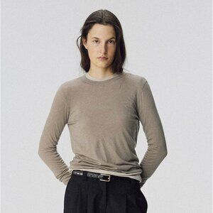 NWT Nothing Written Aima wool t-shirt in Oatmeal